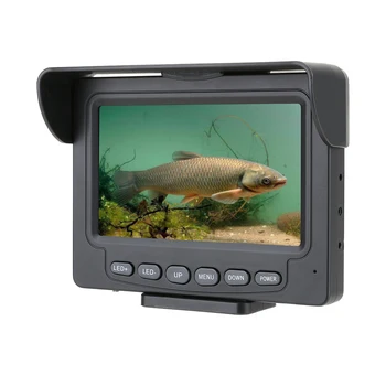 30M 1200TVL Căutare de Pește Pescuit Subacvatic Camera de 4.3 inch Monitor 10BUC LED Night Vision 195 Grade de Metal Mare roata Camera