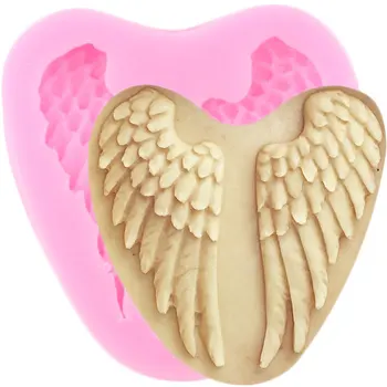 Aripi de înger Matrite din Silicon pentru Fondant Tort Decorare DIY Nunta Cupcake Topper Bomboane Rășină Zgura Ciocolata Gumpaste Matrite