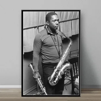 John Coltrane Jazz Singer Panza Pictura Postere Si Printuri Imaginile De Pe Perete Vintage Decorative Decor Acasă Affiche