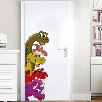 Creative Desene animate Dinosaur Autocolante de Perete pentru Copii Dormitor Living Home Decor Pepinieră de Perete Decal 30*90CM