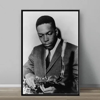 John Coltrane Jazz Singer Panza Pictura Postere Si Printuri Imaginile De Pe Perete Vintage Decorative Decor Acasă Affiche