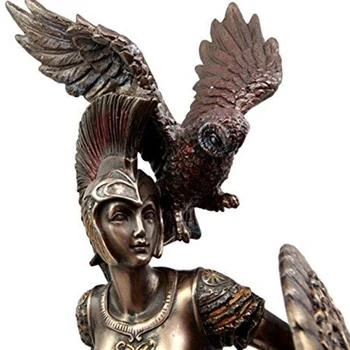 Rășină Athena Zeita Sculptura Arta greacă Statuie Sper Onoare Recolta Figurina Living Ornament Decor Acasă dropshipping