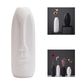 Noua creatie alb negru rezumat omului față de artă ghiveci de flori vaze ceramice living modern magazin de flori ornamente decor