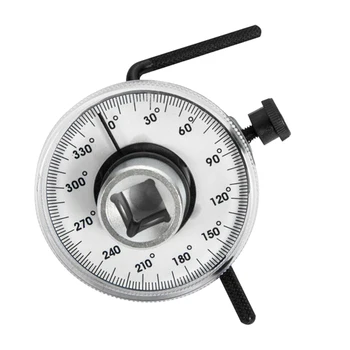 1/2 inch Dr Cuplu Indicator Unghi Pentru Cheie dinamometrică 0-360 Grade, Ușor De Citit