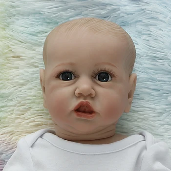 1 Buc 55cm Silicon Renăscut Baby Doll Renăscut Copilul Moale cu o Cârpă Corpul Realist Papusa de Joc Jucarii pentru Copii Playmate Păpuși Cadouri
