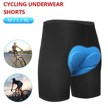 1 Buc Confortabil Biciclete Ciclism Lenjerie Burete Gel 3D Căptușit Biciclete Pantaloni scurți de Ciclism pantaloni Scurți de Echitatie de Îmbrăcăminte pentru Bărbați pentru Femei