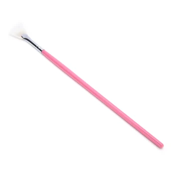 1 buc pensule de Machiaj Naturale Fan Fard de obraz Fata de Pudră Cosmetice Make up Brush de Culoare Roz, Picătură de Transport maritim