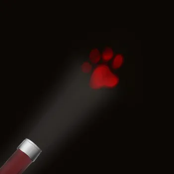 1 buc Uimitor Cat de Jucarie Creativ și Amuzant Pisica animale de Companie Jucării Interactive Laser LED Pointer Stilou de lumină Cu Animație Luminoase Mouse-ul