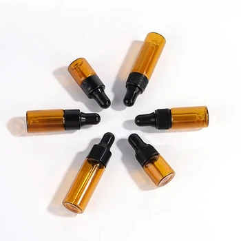 1 ml 2 ml 3 ml 5 ml 10 ml Pahar Ulei Esential pentru Aromaterapie Dropper Sticle cu Capace de Aur Reactiv Picătură de Ochi Lichid Pipetă de Sticlă