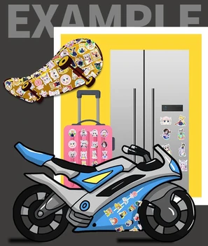 10/30/50Pcs Anime Sticker-e Dor Kobayashi Dragon Servitoare Drăguț Fată Decalcomanii pentru Skateboard Laptop Depozitare rezistent la apa Autocolant Masina de jucărie