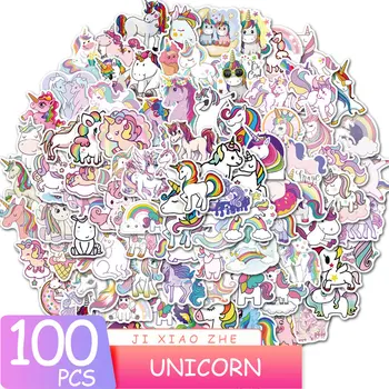 10/50/100BUC Animale Desene animate Unicornul Impermeabil Drăguț Graffiti Autocolant DIY Notebook-uri de Bagaje Chitara Decorare Autocolant en-Gros