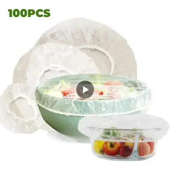 100BUC Reutilizabile Durabil de Depozitare a Alimentelor Acoperă Vasul Elastic Placă de Silicon Capac Vid Sac de Bucătărie Alimente Proaspete Sigiliu Folie de plastic