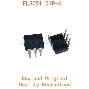 10BUC EL3051 DIP6 3051 DIP-6 DIP Optocuplor noi și originale IC Chipset