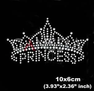 10buc/lot Nou Princess Crown Design Stras Motiv de Remediere rapidă Stras pentru Îmbrăcăminte de Fier pe Transferul de Căldură DIY Patch-uri(ss-6002)