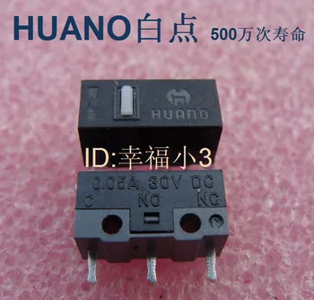 10buc/lot Original HUANO Mouse-ul Micro Comutator Butonul Mouse-ului Viață 5000000 de Argint Dot