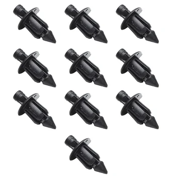 10buc/Set 6mm Negru Nit Carenaj Corpul Panoului Ornamental Fixare cu Șurub Cleme Pentru Honda ATV-uri Piese Accesorii Motociclete