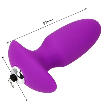 10cm Mini Vibratoare pentru Femei, Bărbați Jucarii Sexuale Vibratoare Anal, Dop de Fund Masaj sex Feminin Masturbator Adulți de sex Masculin Produse Erotic Brunete