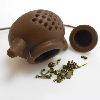1buc Creative Ceainic Forma de ceai Infuser Ceai Strecuratoare de Silicon Sac de Ceai de Frunze de Filtru Difuzor Teaware Ceainic Accesoriu de Bucatarie Ceai Instrumente