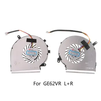 1Pair 4Pins Cooler Ventilator de Răcire pentru MSI GE62VR GP62MVR GL62M Laptop CPU GPU