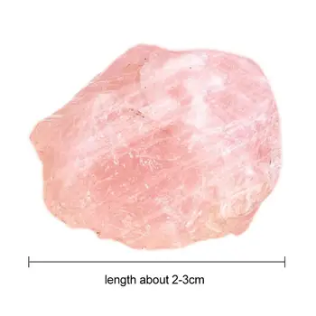 2-3CM Naturale Cuart Roz Piatra de Cristal de Rocă Decor Acasă Ambarcațiuni Minerale-Specimen de Tratament Piatra Punct de Vindecare Hexagonale Bagheta 30E