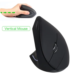 2.4 G Wireless Mouse-ul Vertical Mouse-ul USB Ergonomic, Mouse-ul Optic de Mare Precizie Reglabil 1600 DPI Soareci pentru Laptop PC