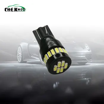 2 buc W5W LED Becuri LED T10 Canbus 3014 18SMD Pentru Parcare Lumini de Poziție Interior Hartă plafoniera 12V Alb Lampă Auto 6500K