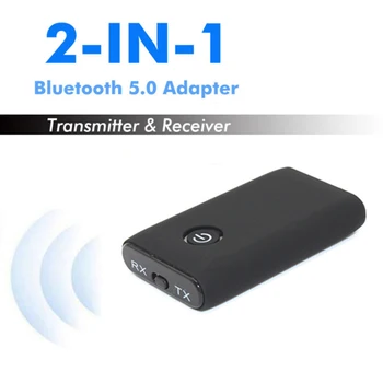 2 În 1 Bluetooth 5.0 Transmițător Receptor Wireless Audio de 3,5 mm Jack Aux Adaptor @M23
