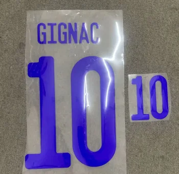 2020 #10 GIGNAC Nameset de Fier on Soccer Patch Insigna