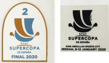 2020 Spania Finală Supercopa Patch Supercopa de España Fotbal Patch-uri de Transfer de Căldură Insigna