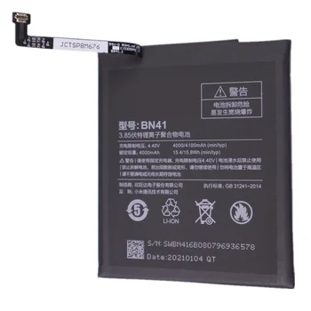 2021 Ani 4100mAh BN41 Acumulator de schimb Pentru Xiaomi Redmi Note 4 / 4X MTK Helio X20 Bateria Telefonului