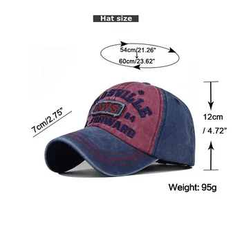 2021New Spălat Bumbac Șapcă de Baseball Pentru Bărbați Broderie Scrisoare Casquette Streetwear Snapback Femei Pălărie Retro Casual Capac