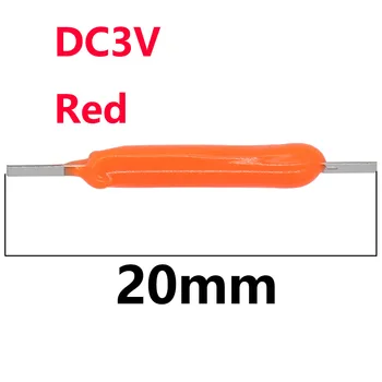 20BUC DC3V 20mm Edison Becul cu Filament Părți Chip de LED-uri Lampă cu Incandescență Accesorii pentru Diode Flexibil cu Filament Alb Rosu Albastru Verde