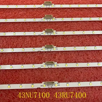 30 BUC/lot de fundal cu LED strip pentru Samsung UN43NU7100 UE43NU7100 UE43NU7100U AOT_43_NU7100F UE43NU7120U UE43NU7170U BN96-45954A