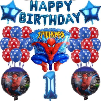 39pcs/Set Erou Tema Personaje de Desene animate Folie de Aluminiu Balon Petrecere de Ziua pentru Copii Gonflabile Jucarii Cameră Decor