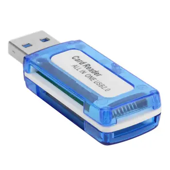 4-în-1 Cititor de Carduri de Memorie USB 2.0 All in One Cardreader pentru Micro SD TF M2 pentru Micro SD TF MS Micro M2 de Vânzare Fierbinte