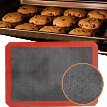 40x30cm Silicon de Copt Mat se Lipeasca de Căldură Rezistent la Cuptor Foaie Liner Mat Cookie Pâine Biscuiți Macarons Pad Bucatarie Patiserie Instrument