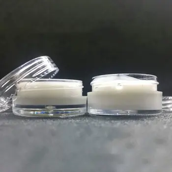 50pcs/set material Plastic Transparent Sticlă Separată 5g Container Cosmetice Cutie Mica De produse Cosmetice Rotund Borcan Cu Capac