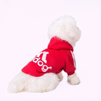 Adidog Câine de Companie Pisica Hanorac Haine Mici pentru Câini de talie Mare,2021 Vânzare Fierbinte Cald Iarna Fleece Mare Câine Haine,Bulldog francez Sacou