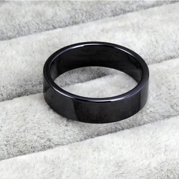 Alb negru Ceramice Inel pentru femei Barbati Moda Inel de cuplu inel de personalitate design