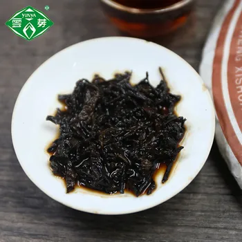 Anul Premium China Yunnan Coapte Pu-erh Puwen Yunya Qizi Tort Ceai 400g de Îngrijire a Sănătății Shu Pu-erh Cha