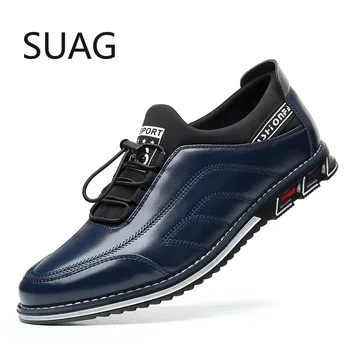 Barbati Pantofi Casual de Vara Adidași, Mocasini Confort Respirabil de Moda de Conducere Pantofi de Lux, Negru, Maro, Albastru, Pantofi de Piele pentru bărbați