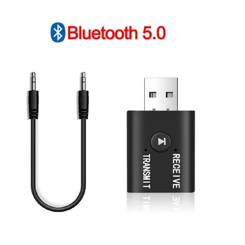 Bluetooth 5.0 Adaptor USB Wireless Bluetooth Transmițător Receptor de Muzică Audio Pentru PC TV Auto Hands-free 3.5 mm AUX Adaptador