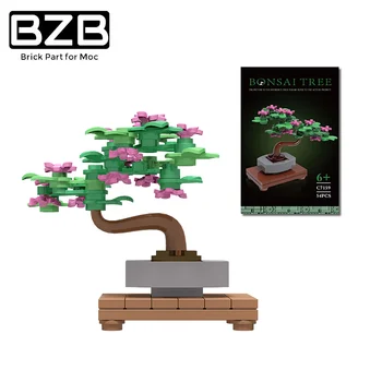 BZB MOC Decor Acasă 65278 Plante in Miniatura Copac Bonsai Bloc Caramida Creierul Jucărie pentru Copii Cadouri de Crăciun pentru Copii Jucării DIY