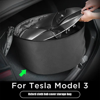 Capac de roata Sac de Depozitare Pentru Tesla Model 3 Y Masina Portabil Transportă Hub Acoperi Oxford Accesorii 1buc/Set