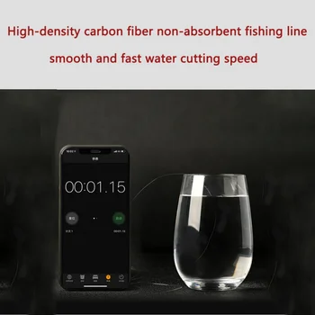 Carbon Linie Sub-duce la 100 de Metri de Pescuit, Fire de Pescuit Linie de Pește Linie de Carbon Sârmă Numărul 2.0