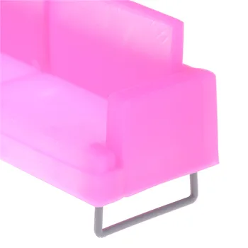 Casa Papusa Canapea Miniatură Pentru Roz De Plastic Canapea Scaun Pentru Papusa Barbie Accesorii Papusa Casa Decor