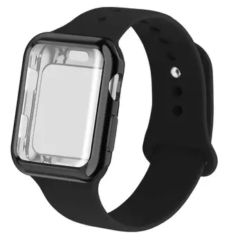 Caz+banda de silicon pentru apple watch serie SE 6 5 4 3 iwatch trupa 42mm 38 bacelet curea curea pentru apple watch band 44mm 40mm