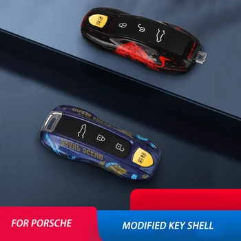 Cheie de masina de Decorare Accesorii pentru Porsche Cayenne 718 Palamela Macan Cheie de Masina Acoperi Decor Shell