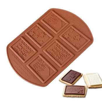 Ciocolata Mucegai Model de Scrisoare de Non-Stick de Silicon de Patiserie Bomboane Bara de Tava de Copt pentru Brutarie