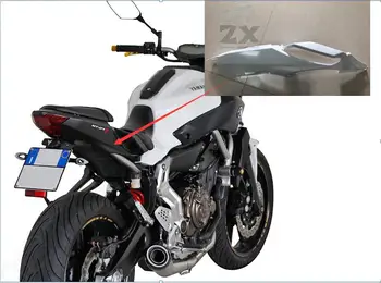 Coada Capac Lateral Pentru Yamaha MT-07 Motocicleta ABS Injectie Kit FZ07 MT07 2016 Stânga Sau la Dreapta, Negru Mat, Carbon Fata